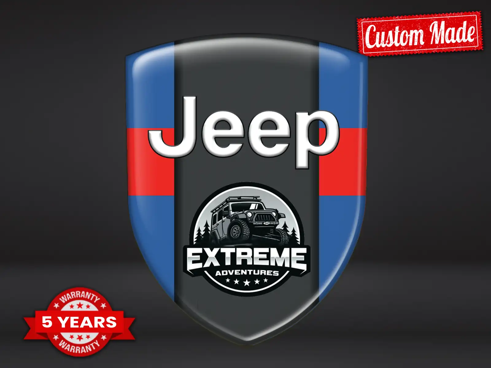 Jeep Decalcomanie Vetri Auto Max Forte Chic Pro Modello